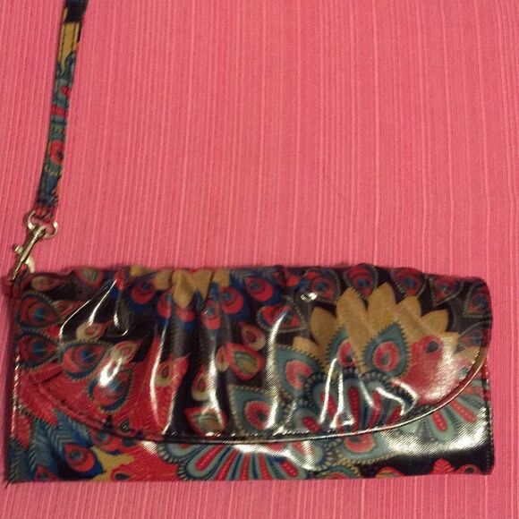 Bohemian wristlet floral 9x4” vinyl - Picture 2 of 5